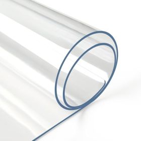 Clear Table Protector Mat -1.5mm Thickness Waterproof Heavy Duty PVC Table Cover For Dining Room Table (Option: 1.5mm-46x109inches)